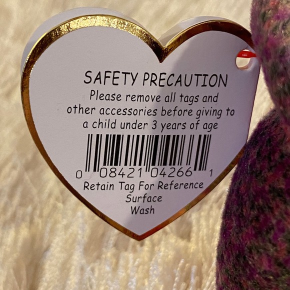 ⭐️🆁🅰🆁🅴⭐️   RARE Ty Beanie Baby 2000 SIGNATURE BEAR - MINT!     𖩆◠ܫ◠𖩐 - Picture 5 of 15